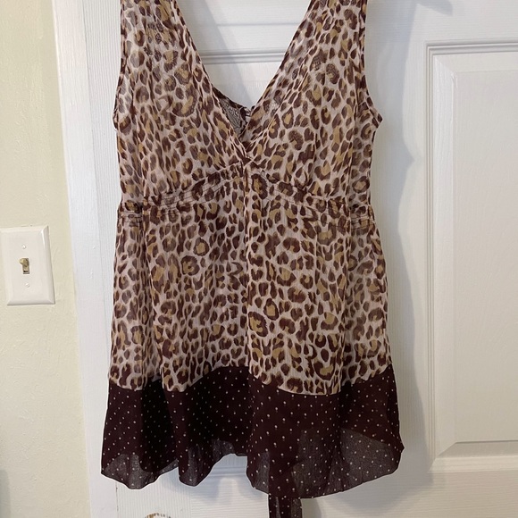 BCBG Max Azaria Animal Print Tank - Picture 1 of 11
